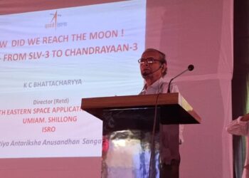 ISRO scientist Dr. Kumud Ch. Bhattacharya, the Founder Director of NESAC