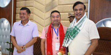 Assam CM Himanta Biswa Sarma during his two-day visit in Karbi Anglong (himantabiswa/X)