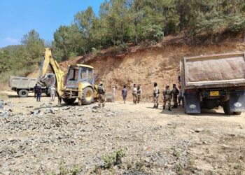 Manipur police arrests five for illegal stone extraction in Thoubal district