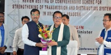Arunachal Pradesh Dy CM Chowna Mein reviews strengthening of power transmission, distribution system