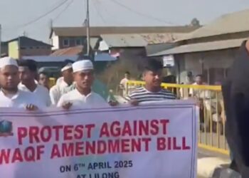Protests erupt across Manipur over Waqf Amendment Act