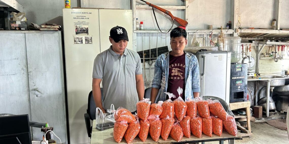 Mizoram Police on Tuesday seized methamphetamine tablets valued at Rs. 6.17 crore (mizorampolice/X)
