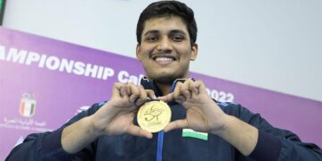 Shooting World Cup: Rifle shooter Rudrankksh Patil clinches gold in 10m air rifle