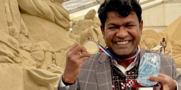 Renowned Indian sand artist Sudarsan Pattnaik (sudarsansand/X)