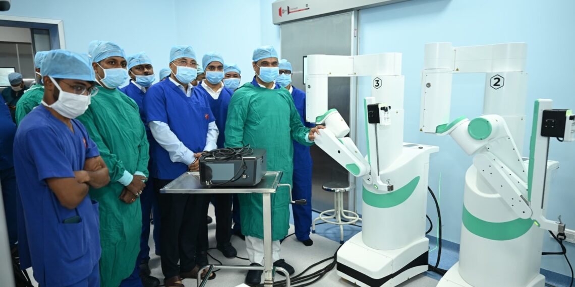 Assam launched Northeast India’s first robotic surgery facility for cancer care (BimalBorah119/X)