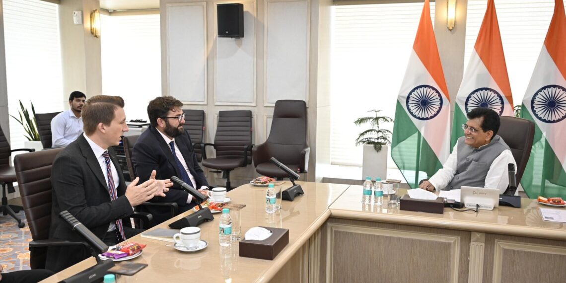 Union Minister Piyush Goyal meets Starlink's top executives (PiyushGoyal/X)