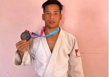 Arunachal Pradesh: Khomdan Wanghop secures bronze at Junior National Judo Championships