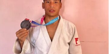 Arunachal Pradesh: Khomdan Wanghop secures bronze at Junior National Judo Championships
