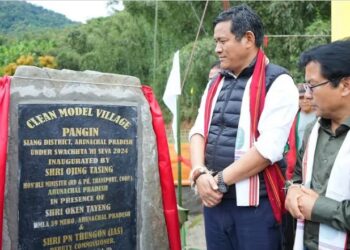 Arunachal Pradesh’s Pangin village declared ‘Clean Model Village’