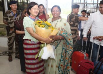 Mizoram: Union MoS Savitri Thakur inspects shelter homes in Aizawl; reviews women, child welfare schemes