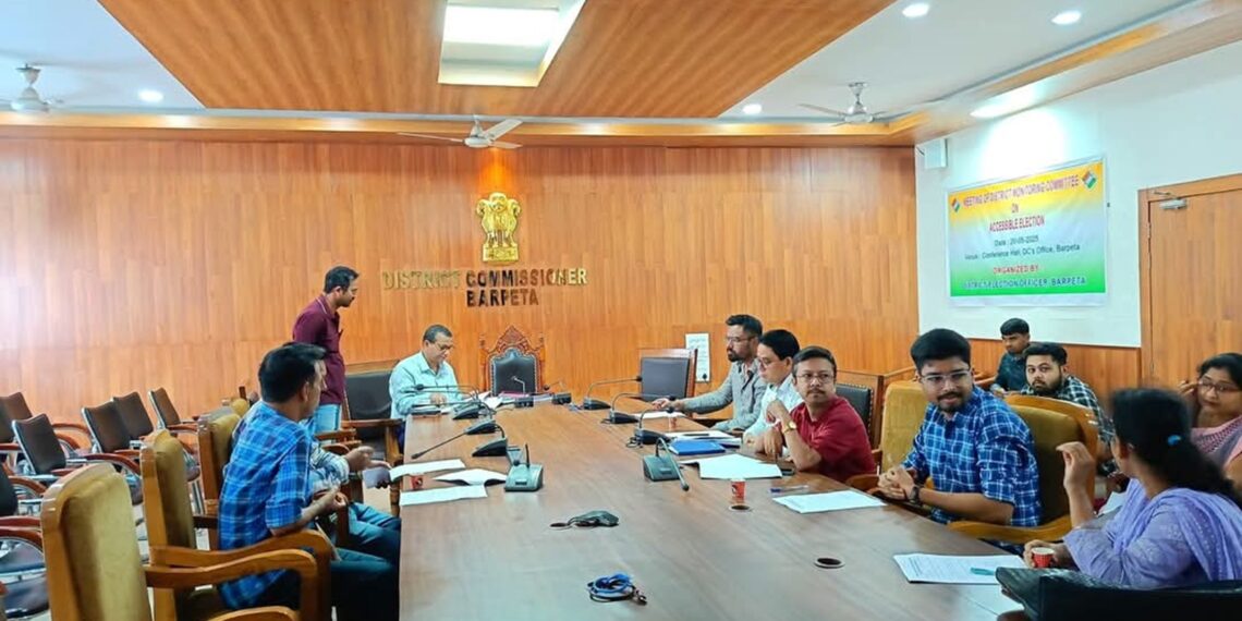 Barpeta launches District Monitoring Committee to ensure accessible elections for PwDs