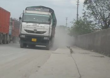 Meghalaya body demands action over dust pollution from highway construction in Khliehriat