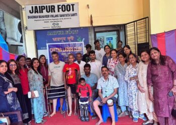 Seven differently-abled persons receive mobility support in Guwahati Caliper Camp