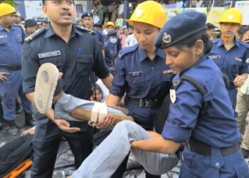 Mock air raid drills were carried out on Wednesday at 18 locations across 14 designated ‘civil defence districts’ in Assam (CMOfficeAssam/X)