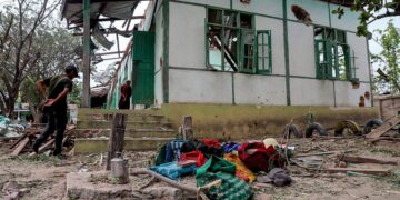 A deadly airstrike carried out by Myanmar’s military reportedly struck a school in the conflict-torn Sagaing region (Abdulla_AH7/X)