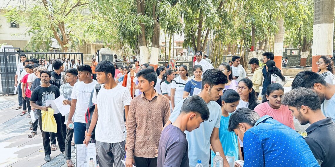 The National Eligibility-cum-Entrance Test for Undergraduate courses (NEET-UG) was successfully conducted across India on Sunday (YogeshPayghan/X)
