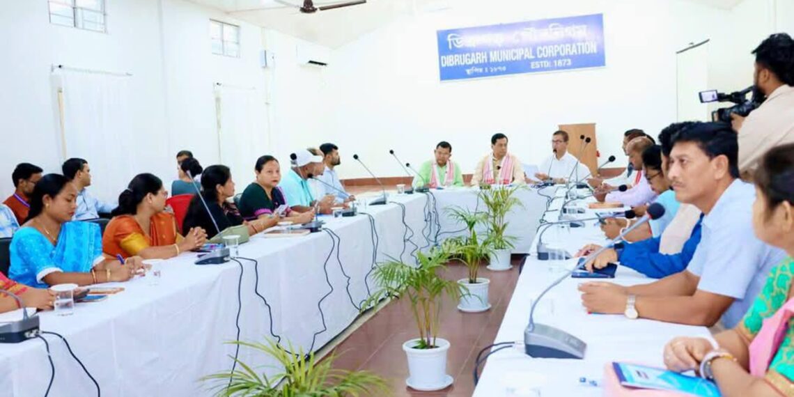 Union Minister Sonowal reviews key urban development projects in Dibrugarh