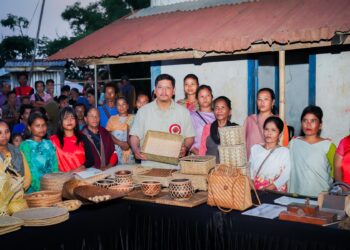 Meghalaya CM promotes rural handicrafts during historic visit to Tangmang
