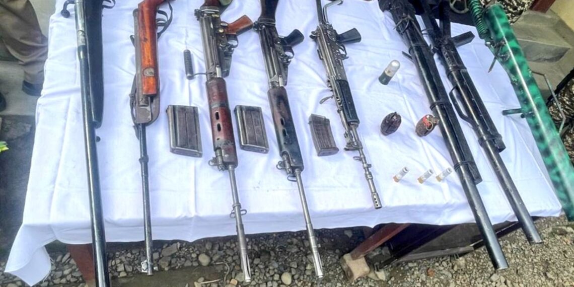 Security forces nab 17 militants, seize 31 weapons in Manipur