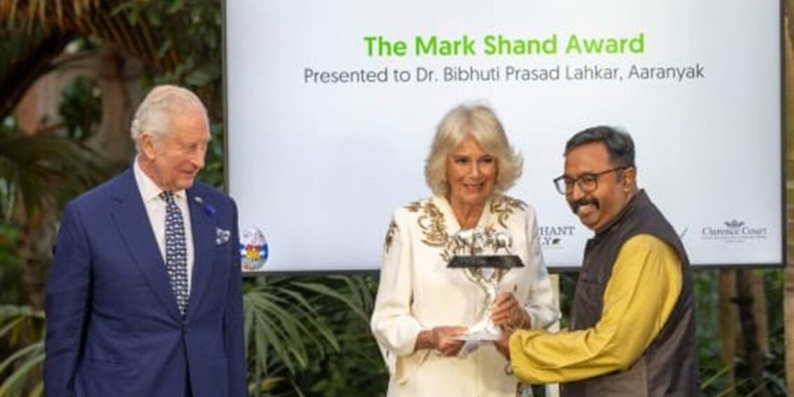 Aaranyak honoured with Mark Shand Award by Queen Camilla for elephant conservation efforts