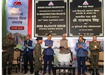 Defence Minister Rajnath Singh inaugurates 50 infra projects for border states, including Arunachal Pradesh