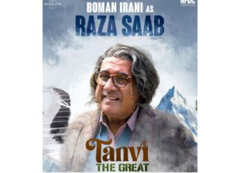 Boman Irani plays musical maestro Raza Saab in film ‘Tanvi The Great’