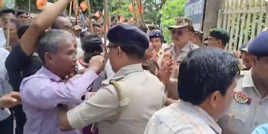 Congress MLA’s remarks spark BJP protest in Tripura