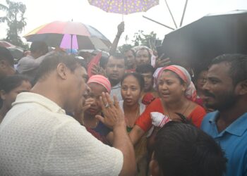 Assam CM visits flood-affected Lakhimpur, vows long-term solutions
