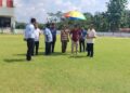 Meghalaya Minister Shakliar Warjri inspects sports facilities at Ampati during surprise visit