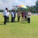Meghalaya Minister Shakliar Warjri inspects sports facilities at Ampati during surprise visit
