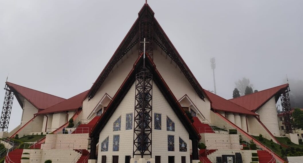 The Mary Help of Christians Cathedral in Kohima (By Christina Ezung)