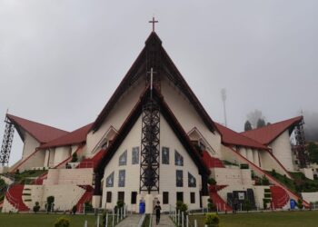 The Mary Help of Christians Cathedral in Kohima (By Christina Ezung)