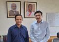Mizoram MP Richard Vanlalhmangaiha with Secretary of the Ministry of Tribal Affairs, Vibhu Nayar, in New Delhi (X)
