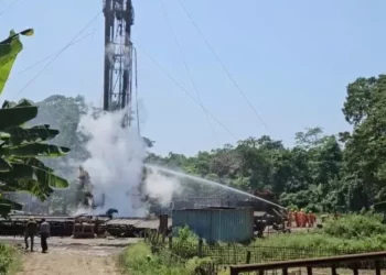 Gas leakage continues following blowout at ONGC well in Assam’s Sibsagar district