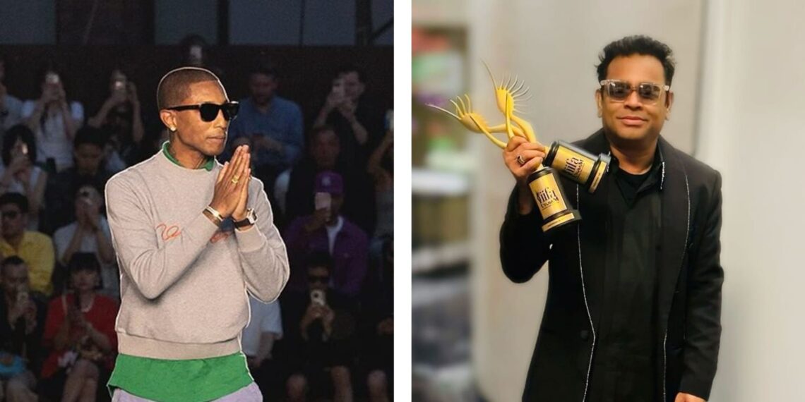 Pharrell Williams and AR Rahman (X)