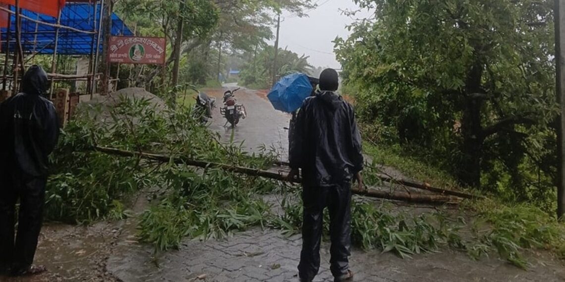 Torrential rain batters Assam, disrupts road, rail connectivity
