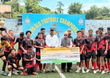 Pasighat wins Inter ALG Football Tournament organised by EAC in Arunachal Pradesh