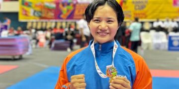 Arunachal Pradesh’s Mesom Singhi bags gold at South Asian Karate C’ship