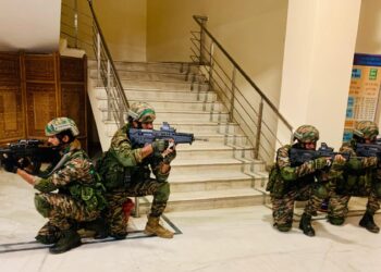 Multi-agency counter-terror drill conducted at Tripura Secretariat