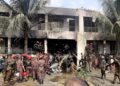 Bangladesh Air Force training aircraft crashed into Milestone School and College (X)