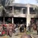 Bangladesh Air Force training aircraft crashed into Milestone School and College (X)