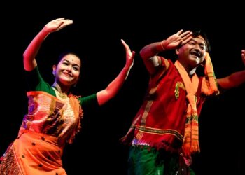 A scene from the musical ballad, 'Bala'.