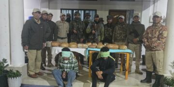 Drugs worth Rs 18 crore seized in Manipur; two peddlers held