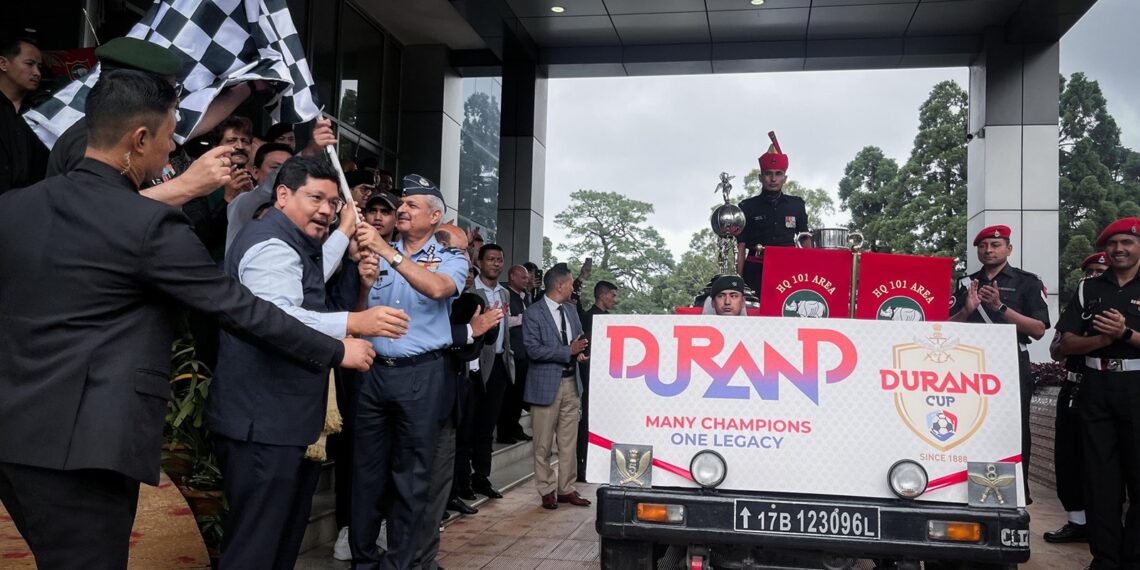 Meghalaya CM unveils 134th Durand Cup Trophy, flags off state roadshow