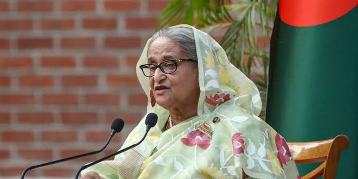 Ousted Bangladesh Prime Minister Sheikh Hasina (X)