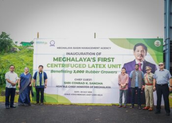 Meghalaya CM inaugurates state’s first centrifuged latex unit in Garo Hills