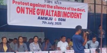 Journalists protest in Imphal over inaction on Gwaltabi incident