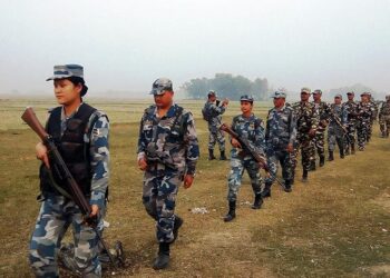 A file photo of Nepal security forces (NewsIADN/X)