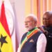 PM Modi conferred Ghana’s national honour ‘Officer of the Order of the Star’