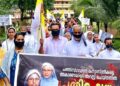 A protest erupted on Thursday opposing the arrest of two nuns (X)